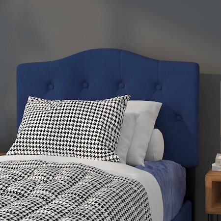 Flash Furniture Cambridge Headboard, Twin Size, Navy Fbrc HG-HB1708-T-N-GG